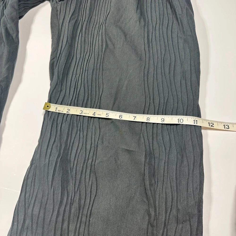 Woman’s Blanque Textured Wide Leg Pants Size 1​​ - Picture 3 of 8